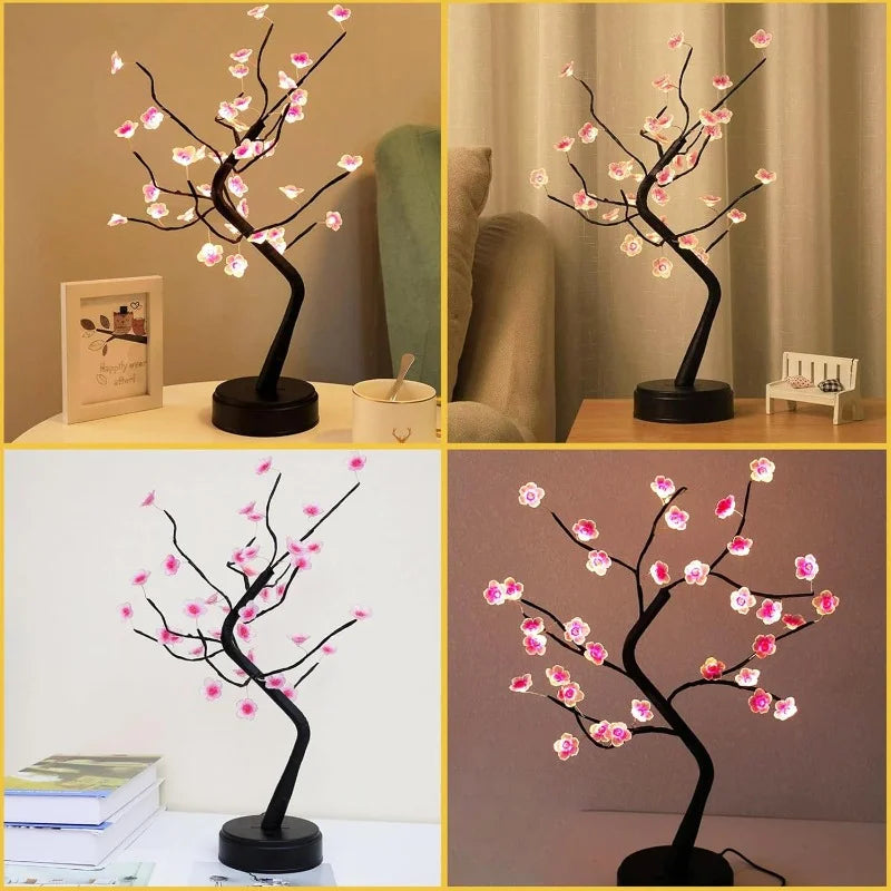LED Cherry Blossom Bonsai Lamp